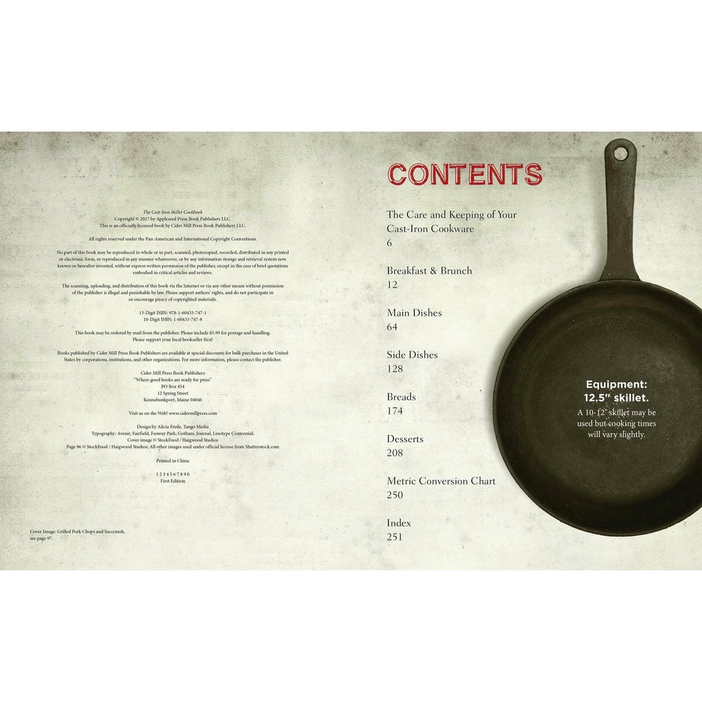 The Cast Iron Skillet Cookbook | A Tantalizing Collection of Over 200 Delicious Recipes for Every Kitchen