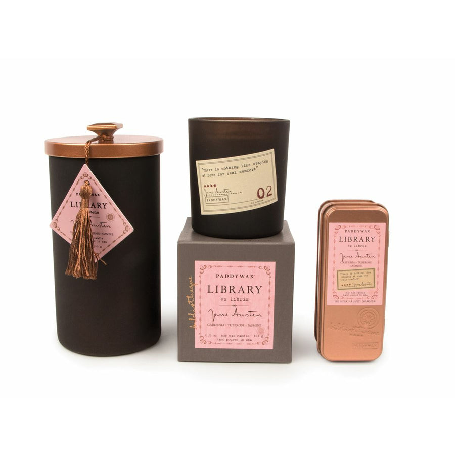Library Candle Collection - Two Wick Travel Tin