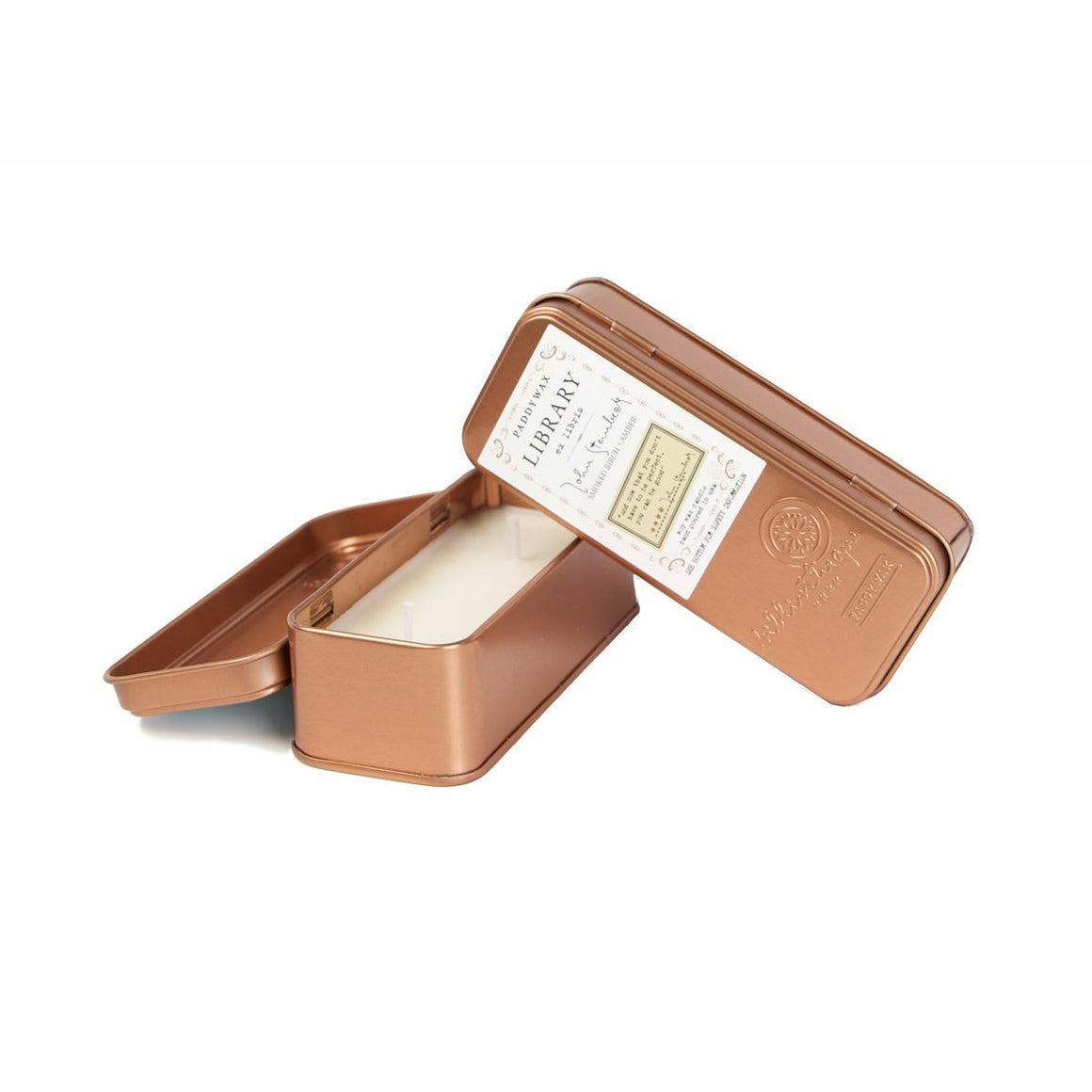 Library Candle Collection - Two Wick Travel Tin
