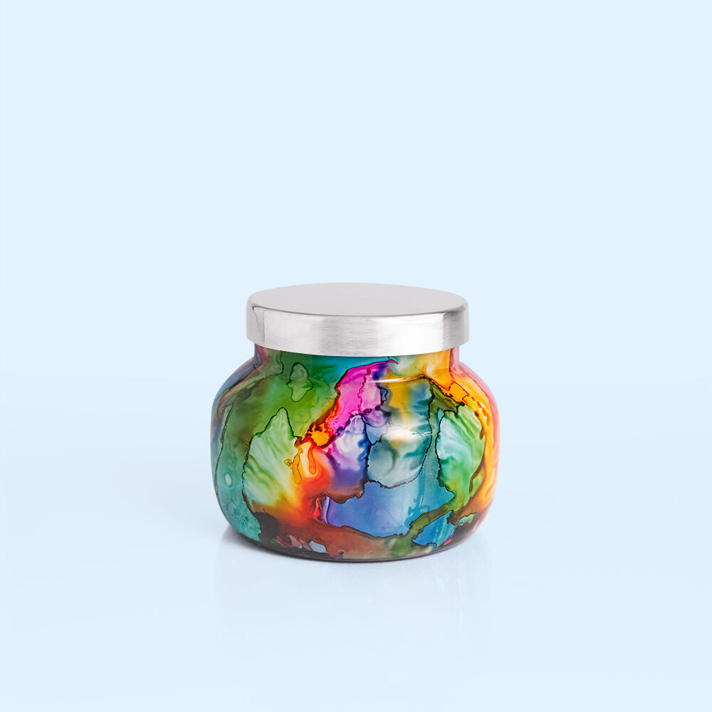 CB Rainbow Watercolor Petite Jar - Volcano