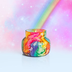 CB Rainbow Watercolor Petite Jar - Volcano