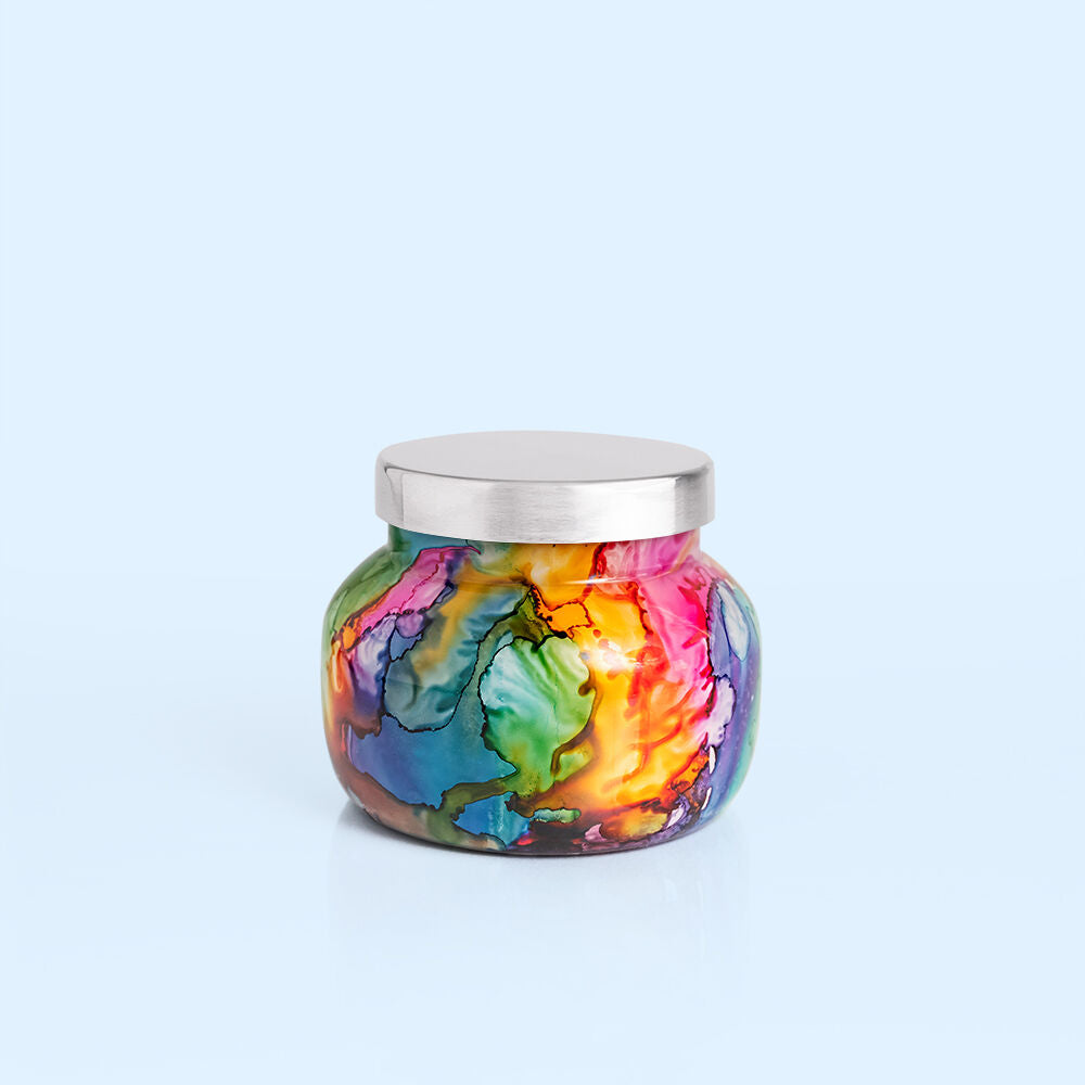 CB Rainbow Watercolor Petite Jar - Volcano