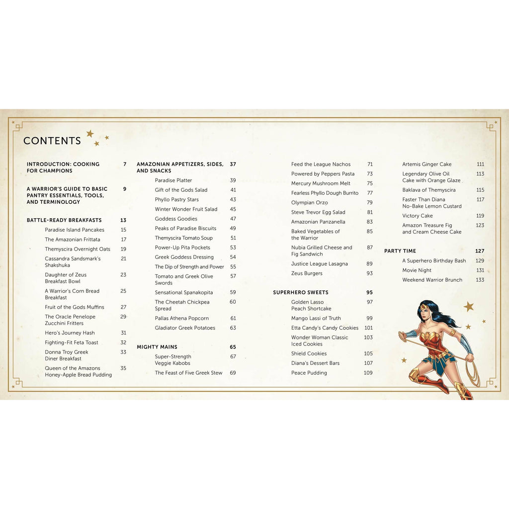 Wonder Woman: The Official Cookbook | Over Fifty Recipes Inspired by DC's Iconic Super Hero