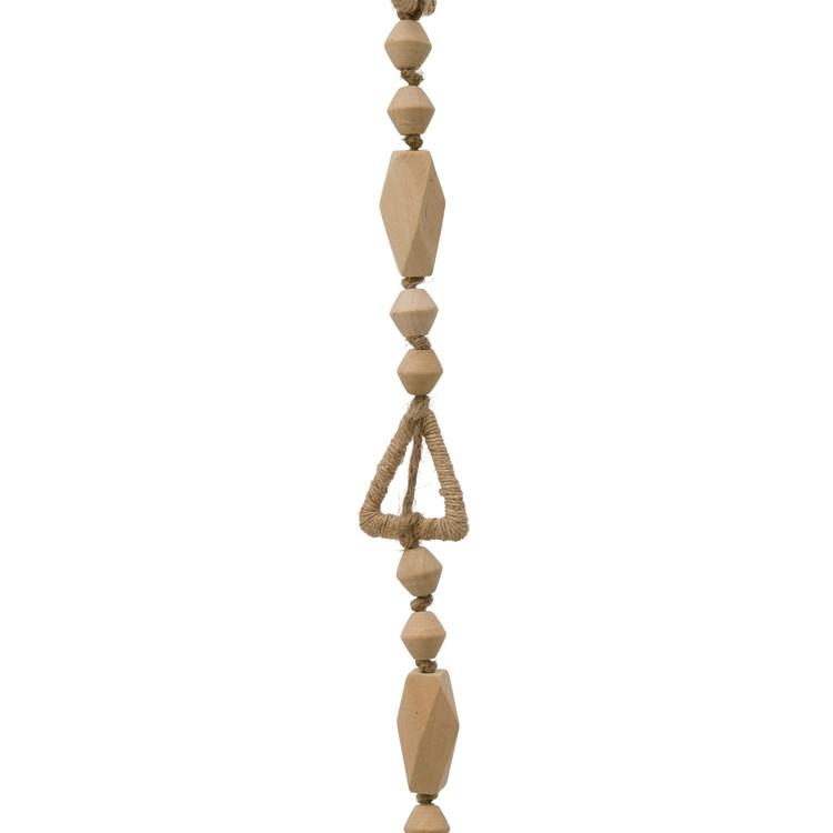 Paulownia Wood Bead Tassel