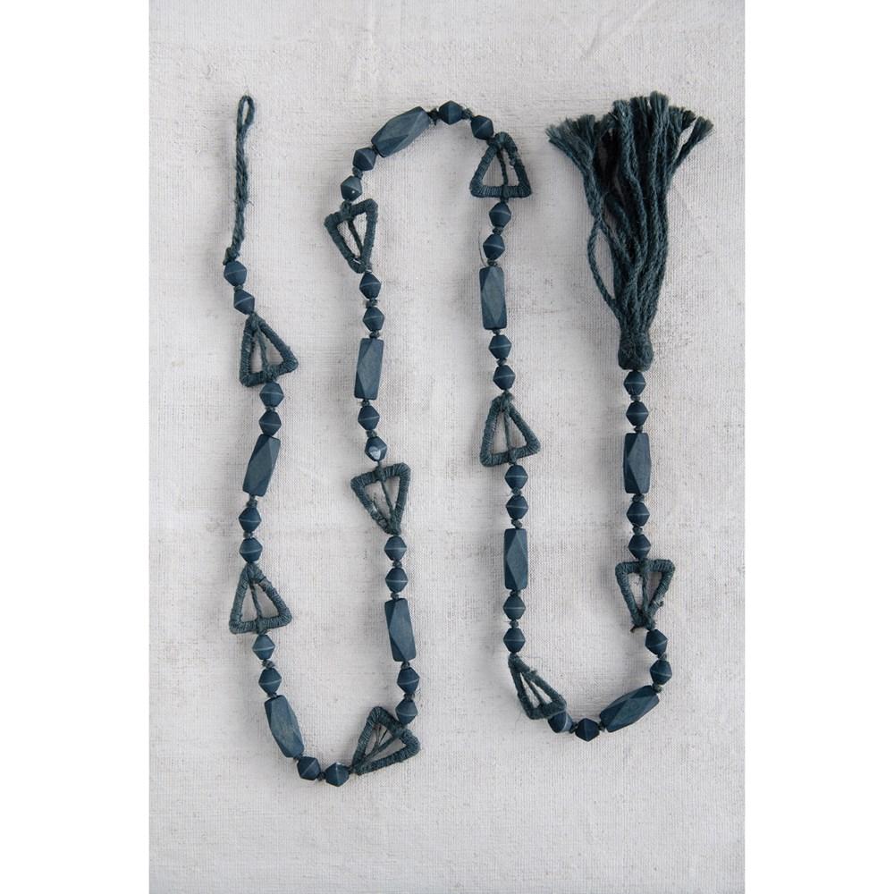 Paulownia Wood Bead Tassel